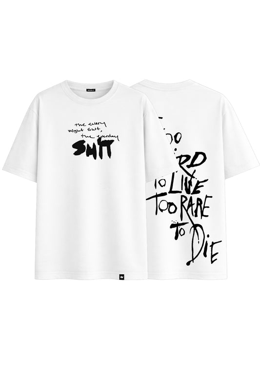 White Oversized Rare Soul Tee
