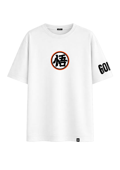 White Oversized Aime Designed Tee